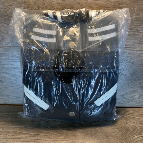 Borderlands Insert Coin Unisex Varsity Jacket S Black & Gray With Striped Cuffs - Picture 9 of 9